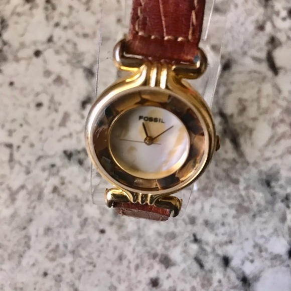 RARE 1992 BLACK/CREAM STONE FOSSIL DR-2034 - Picture 4 of 6